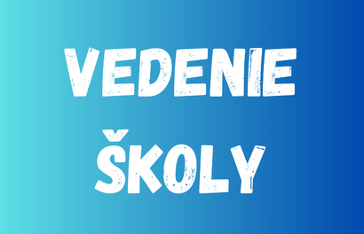 Vedenie školy